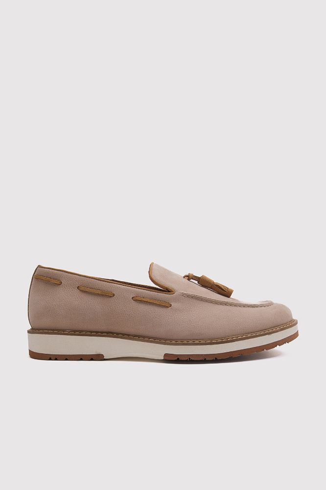 erkek-deri-loafer-ayakkabi-BEJ NUBUK TABA-GLR2328162-0053579_0
